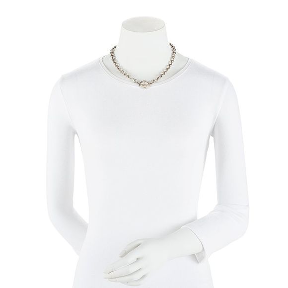 Tiffany & Co. Sterling Silver Return to Tiffany Oval Tag Choker Necklace - Picture 2 of 2